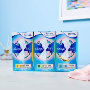 Always Infinity Size 1 Regular Pads with Wings, Unscented