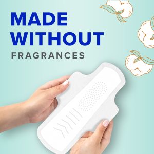 Always Pure Cotton Size 1 with FlexFoam Regular Flow Pads with Wings, Unscented